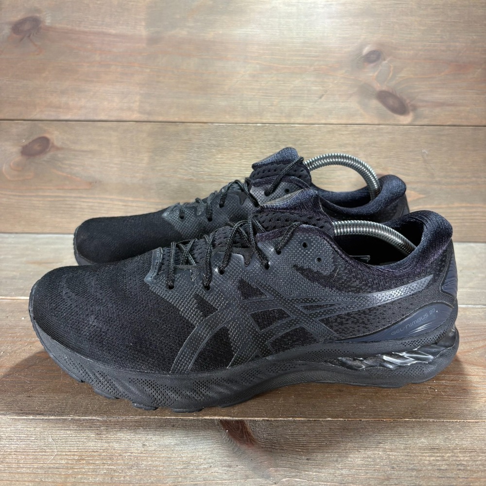 ASICS Gel Nimbus 23 Mens size 8.5 shoes Black Running Mesh Lace Up sneakers